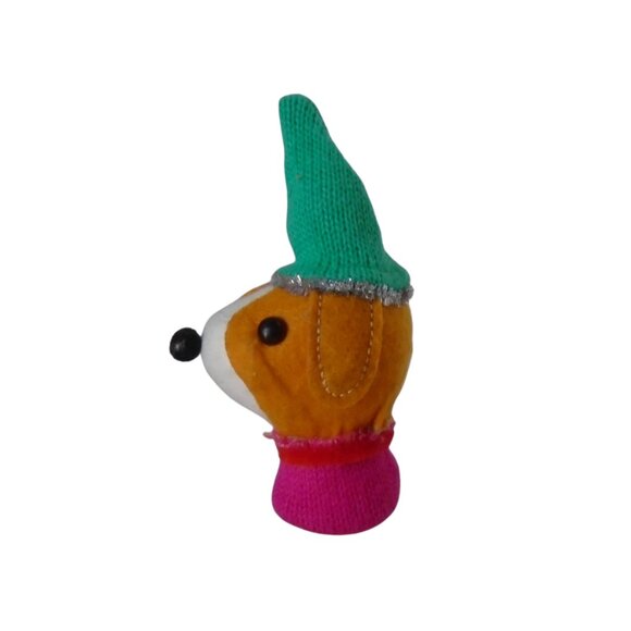 Felt Plush Dog Christmas Tree Ornaments and Decorations Assorted Sizes 7 Pieces - Picture 5 of 6